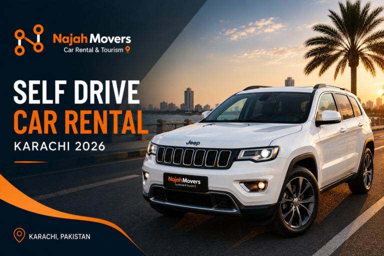 Self drive car rental Karachi - Najah Movers rent a car without driver